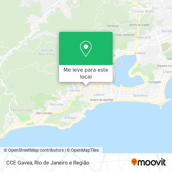 CCE Gavea mapa