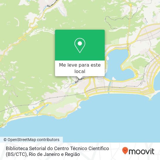 Biblioteca Setorial do Centro Técnico Científico (BS / CTC) mapa