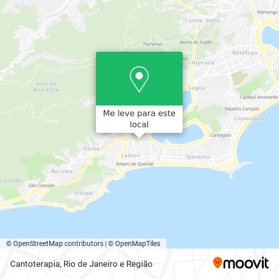 Cantoterapia mapa