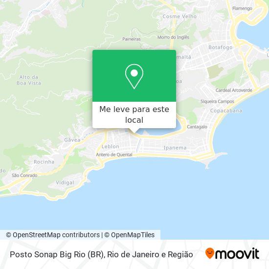 Posto Sonap Big Rio (BR) mapa