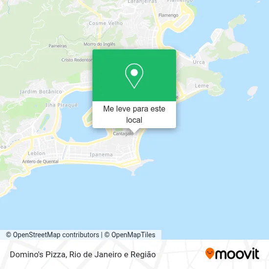 Domino's Pizza mapa