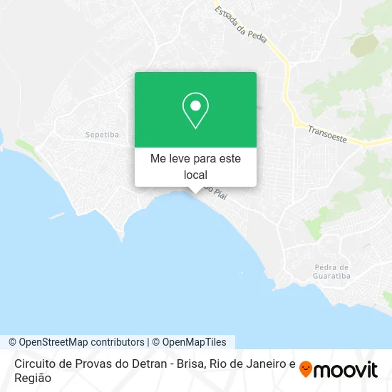 Circuito de Provas do Detran - Brisa mapa
