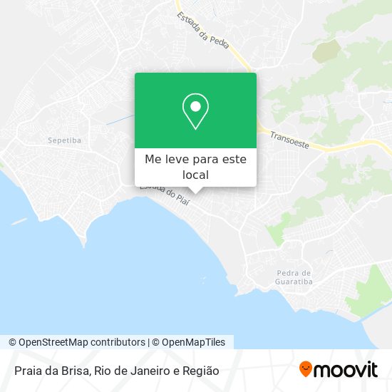 Praia da Brisa mapa