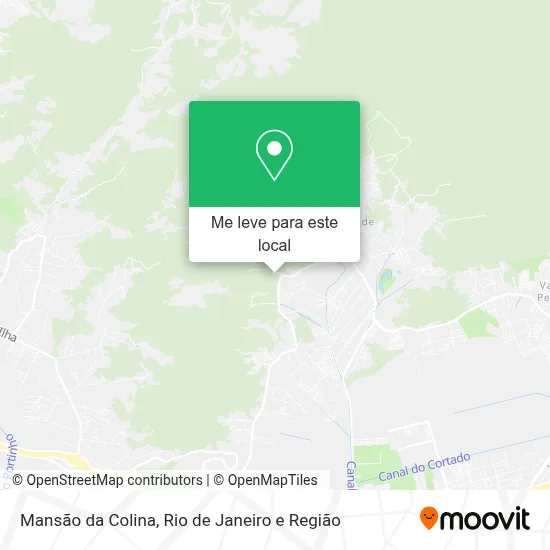 Mansão da Colina mapa