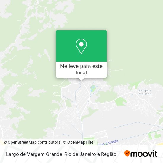 Largo de Vargem Grande mapa