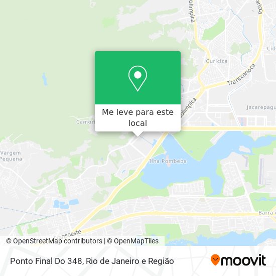 Ponto Final Do 348 mapa