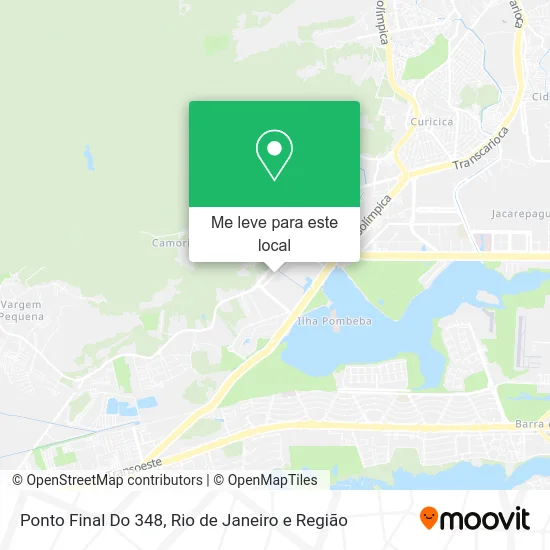 Ponto Final Do 348 mapa