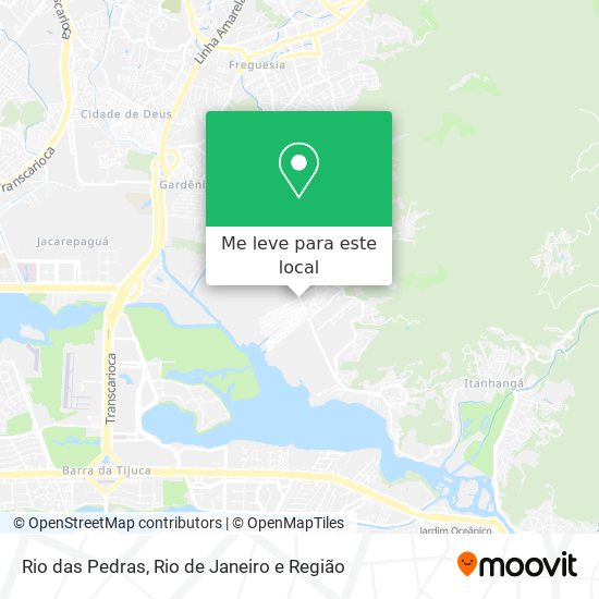 Rio das Pedras mapa