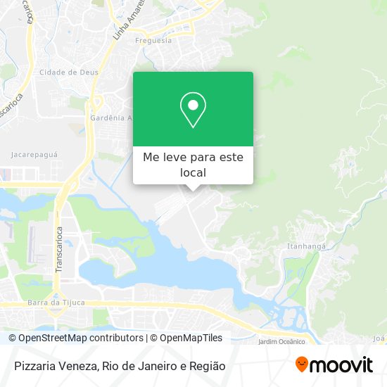 Pizzaria Veneza mapa