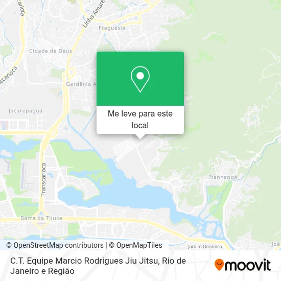 C.T. Equipe Marcio Rodrigues Jiu Jitsu mapa