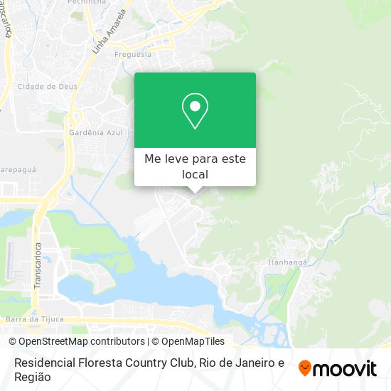 Residencial Floresta Country Club mapa