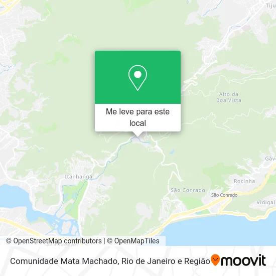 Comunidade Mata Machado mapa