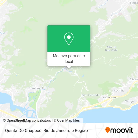 Quinta Do Chapecó mapa