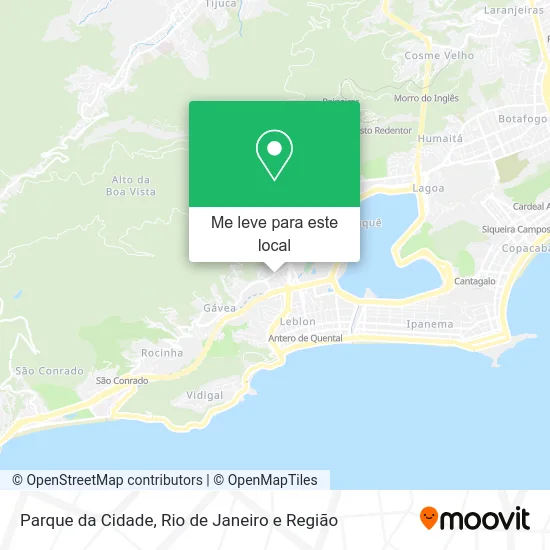 Parque da Cidade mapa