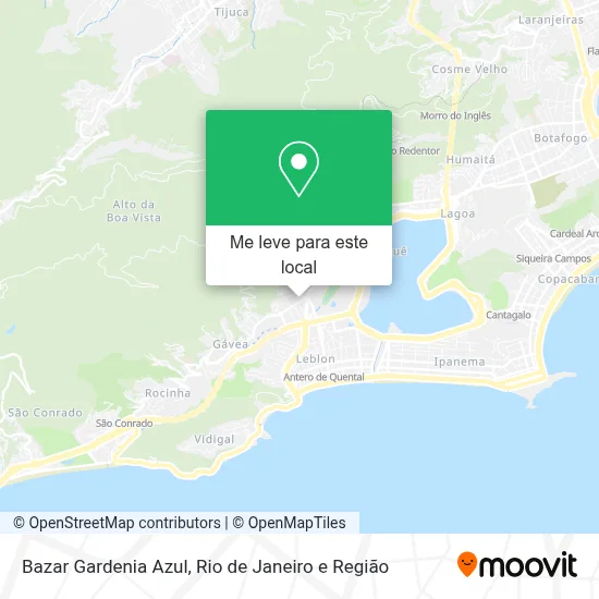 Bazar Gardenia Azul mapa