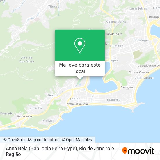 Anna Bela (Babilônia Feira Hype) mapa