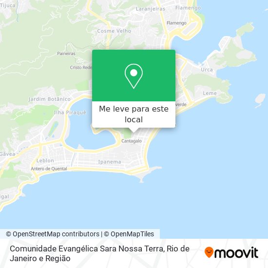 Comunidade Evangélica Sara Nossa Terra mapa