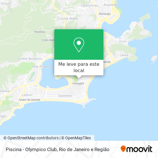 Piscina - Olympico Club mapa
