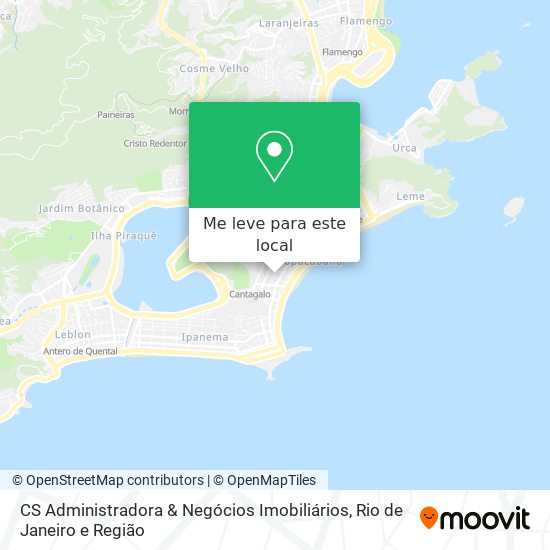 CS Administradora & Negócios Imobiliários mapa