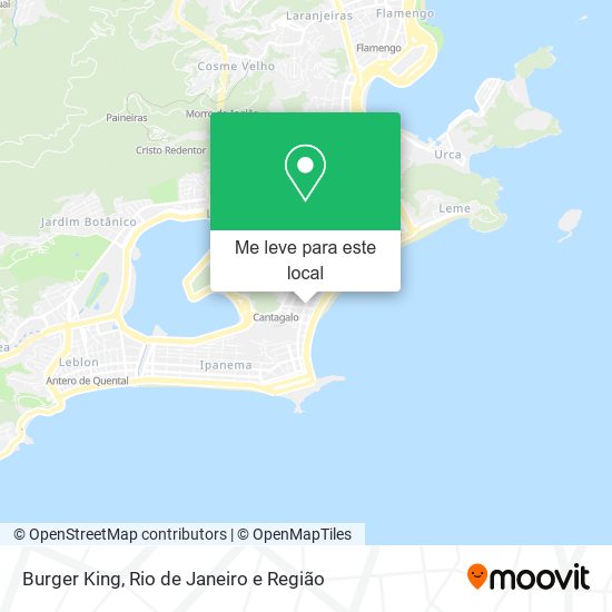 Burger King mapa