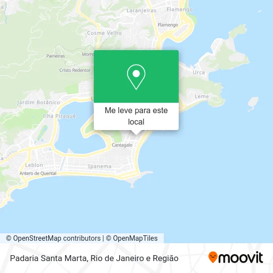 Padaria Santa Marta mapa