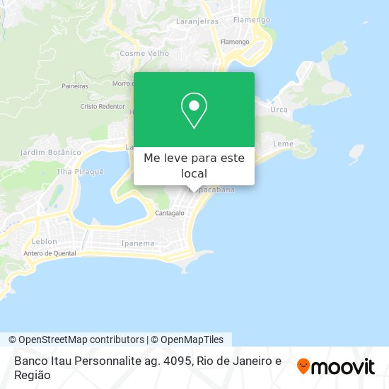 Banco Itau Personnalite ag. 4095 mapa
