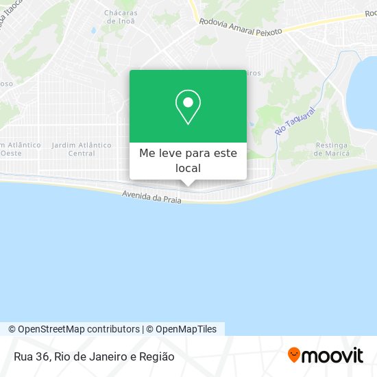 Rua 36 mapa