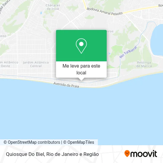 Quiosque Do Biel mapa