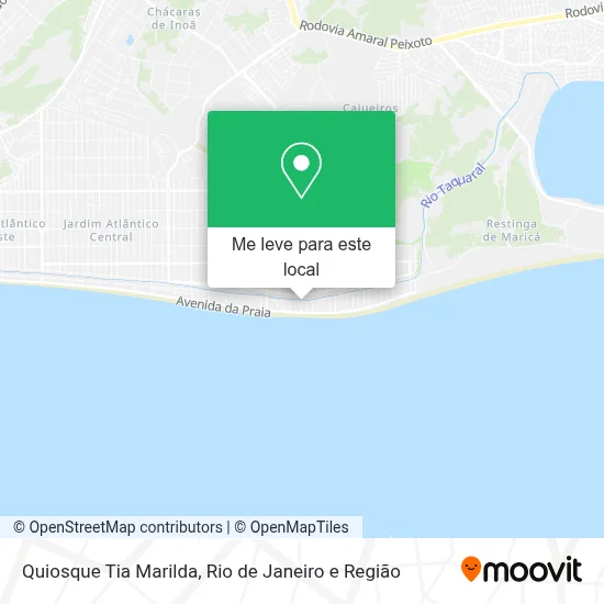 Quiosque Tia Marilda mapa