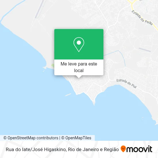 Rua do Iate/José Higaskino mapa