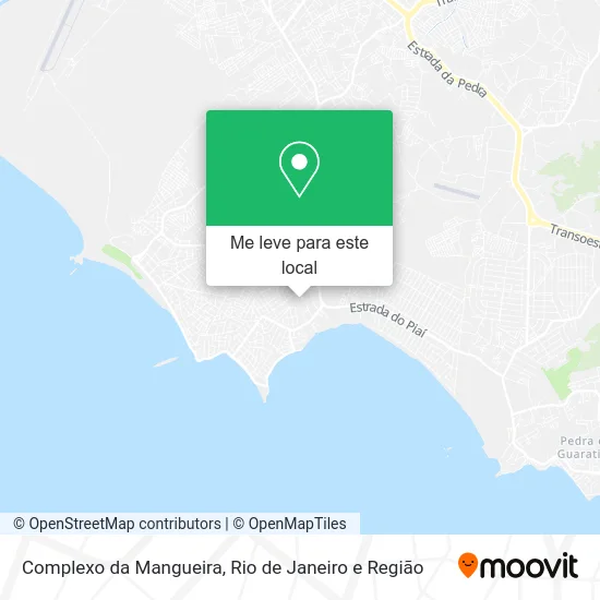 Complexo da Mangueira mapa