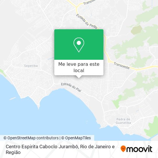 Centro Espirita Caboclo Jurambô mapa