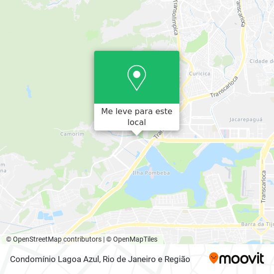 Condomínio Lagoa Azul mapa
