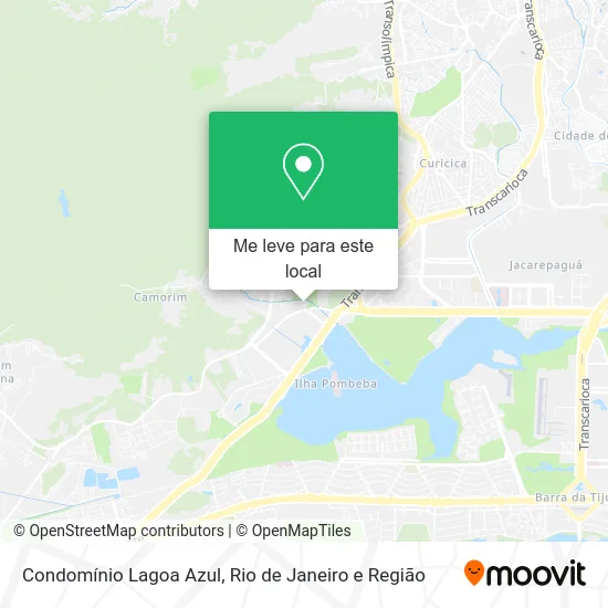 Condomínio Lagoa Azul mapa