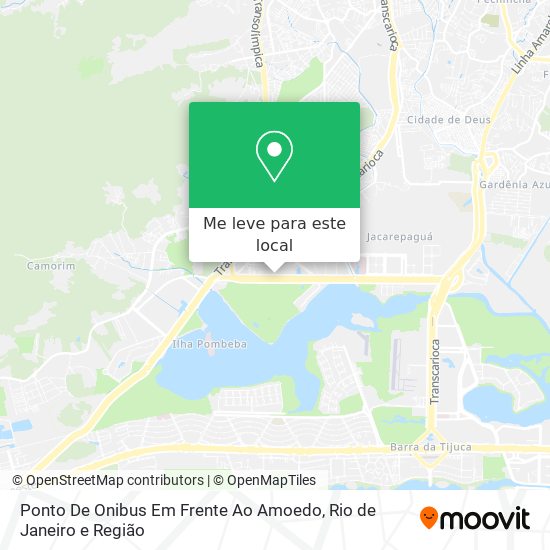Ponto De Onibus Em Frente Ao Amoedo mapa
