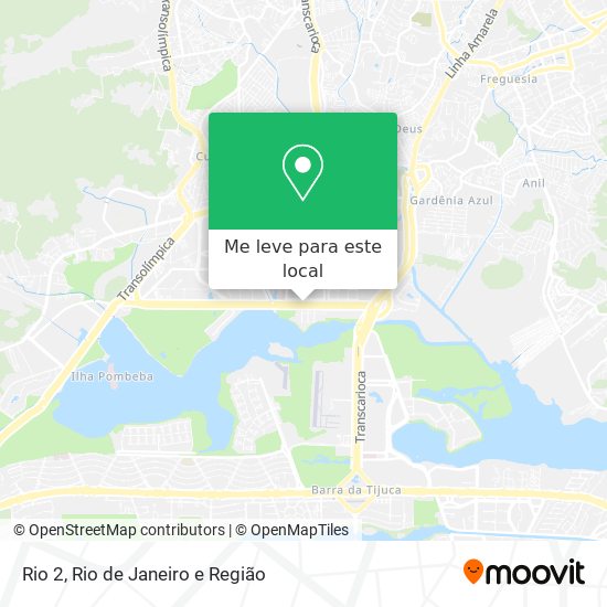 Rio 2 mapa