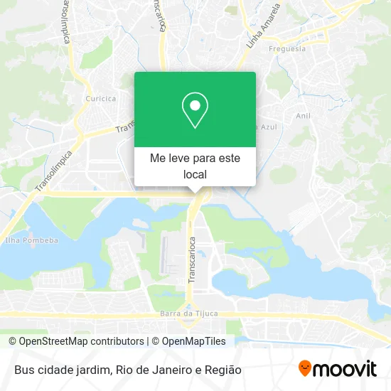 Bus cidade jardim mapa