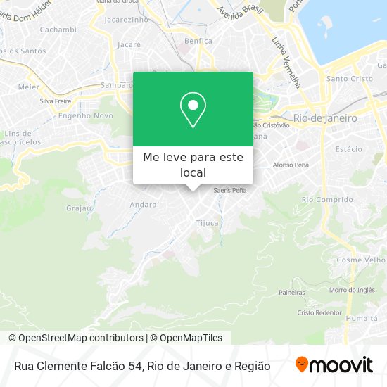 Rua Clemente Falcão 54 mapa