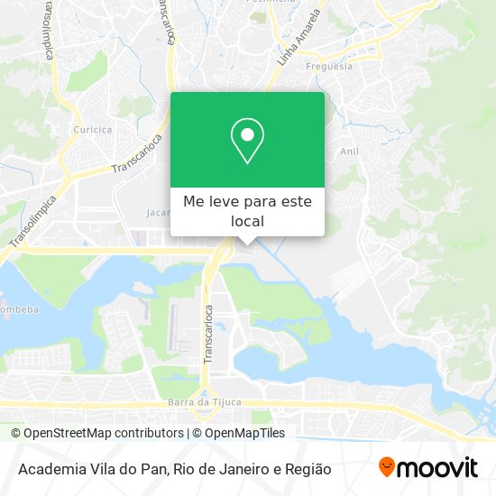Academia Vila do Pan mapa