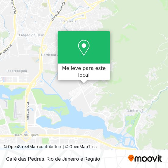 Café das Pedras mapa