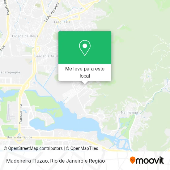 Madeireira Fluzao mapa