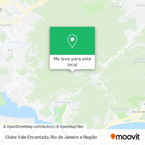 Clube Vale Encantado mapa