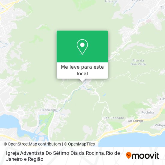 Igreja Adventista Do Sétimo Dia da Rocinha mapa