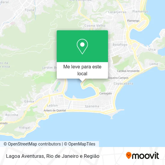 Lagoa Aventuras mapa