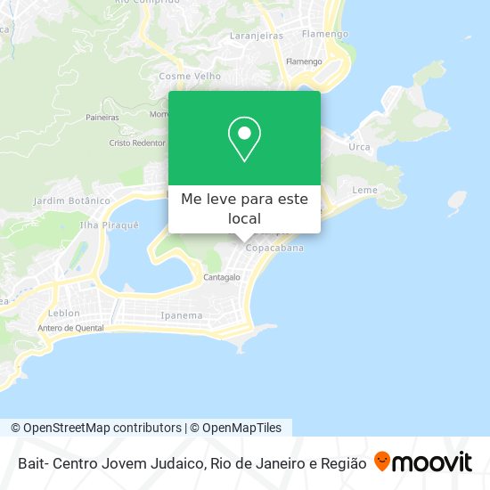 Bait- Centro Jovem Judaico mapa