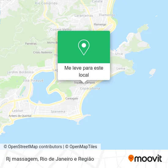 Rj massagem mapa