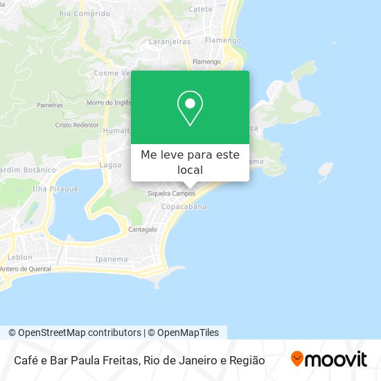 Café e Bar Paula Freitas mapa