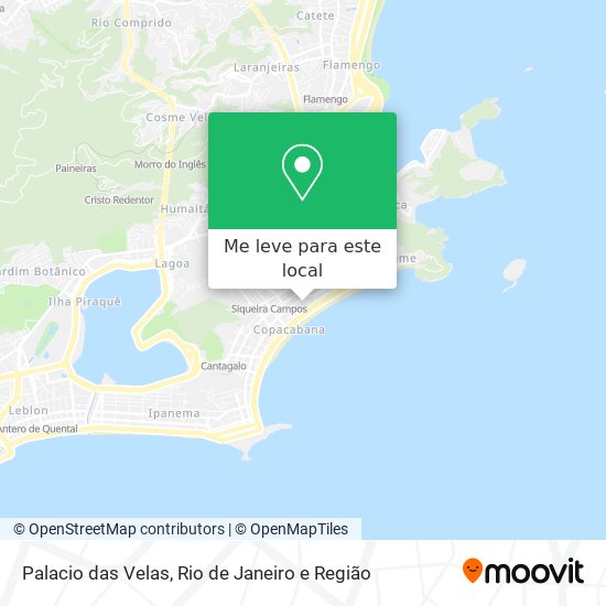 Palacio das Velas mapa