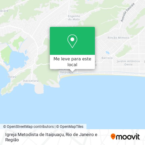 Igreja Metodista de Itaipuaçu mapa