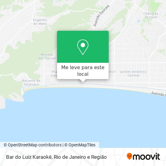 Bar do Luiz Karaokê mapa